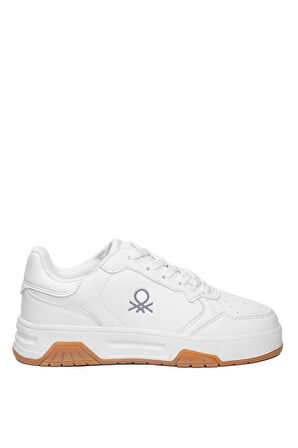 Benetton BNI-11220 Kadın Klasik Sneaker Beyaz