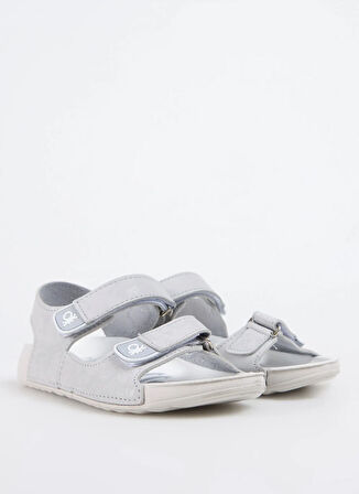 Benetton Gri Kız Çocuk Sandalet BN-1419