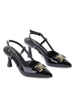 Pierre Cardin 54707 Logolu 4 Cm Topuklu Kadın Ayakkabı