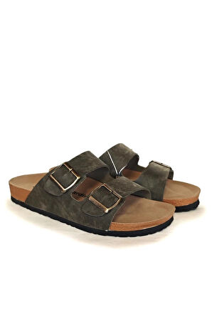 PİERRE CARDİN PC-7543 ERKEK ÇİFT TOKA TERLİK HAKİ