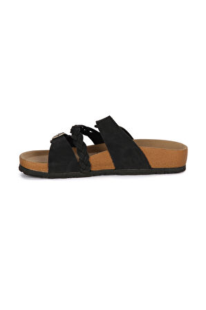 PİERRE CARDİN PC-7546 KADIN TOKALI ÖRGÜLÜ TERLİK SİYAH