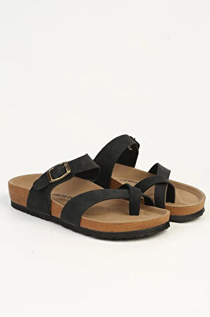 PİERRE CARDİN PC-7547 KADIN PARMAK ARASI TERLİK SİYAH