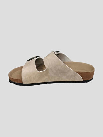 PİERRE CARDİN PC-7551 KADIN ÇİFT TOKA TERLİK BEJ