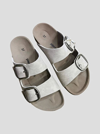 PİERRE CARDİN PC-7551 KADIN ÇİFT TOKA TERLİK BEJ