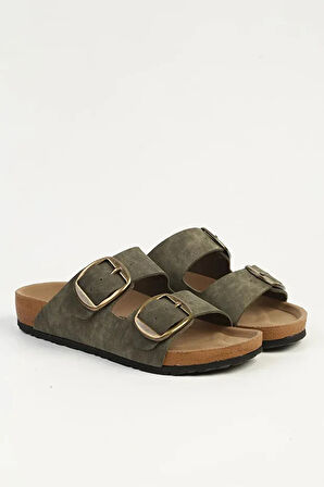 PİERRE CARDİN PC-7551 KADIN ÇİFT TOKA TERLİK HAKİ