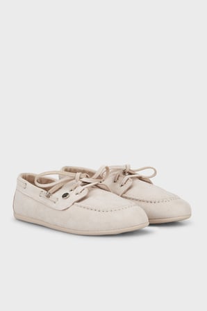 Pierre Cardin Süet Loafer Ayakkabı Bayan AYAKKABI PC56300 BEJ