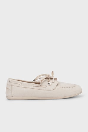 Pierre Cardin Süet Loafer Ayakkabı Bayan AYAKKABI PC56300 BEJ