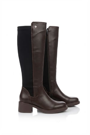 Pierre Cardin 56090 Arkası Strej 5 Cm Topuk Yüksekliği Kaymaz Taban Kadın Çizme
