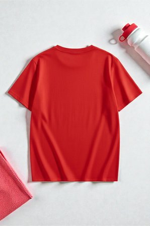 Unisex West Coast Baskılı Oversize Tshirt