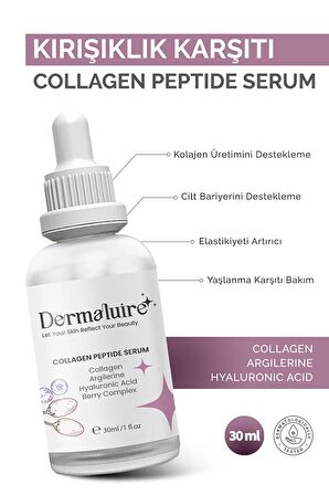 Yaşlanma Karşıtı Collagen Peptide Serum ( Collagen, Argilerine, Hyaluronic Acid ) - 30ml