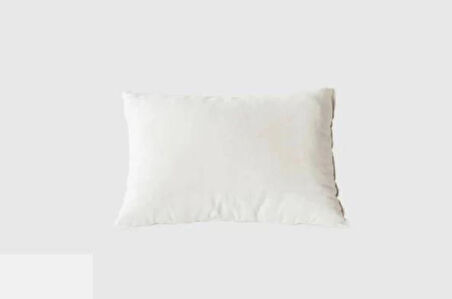 Sinada %100 Pamuk Dış Kumaş Elyaf Dolgu Beyaz Yastık