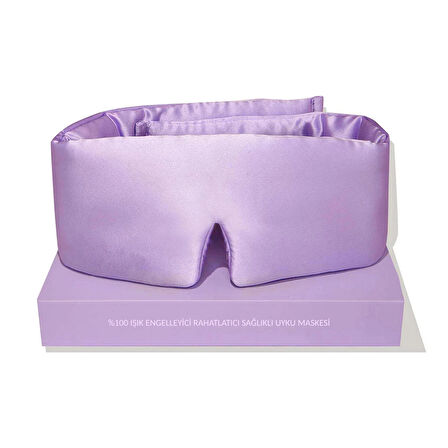 ipek Uyku Maskesi %100 Saf Dut İpek Kumaş Bambu Dolgu Yoga Göz Bandı (Kırışıklık ve Işık Önleyici)