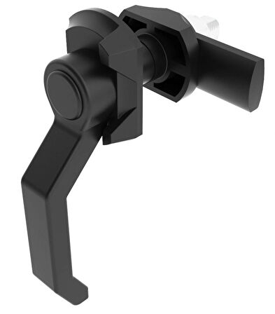 ATLASTEK METAL HAVA SANTRAL JENERATÖR KOMPRESÖR KABİN AĞIR PANEL KOL KİLİT - PLASTİK DÜZ DİL - KİLİTLENEN ANAHTARLI