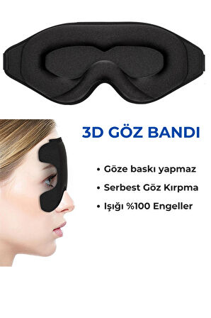 3d uyku göz bandı