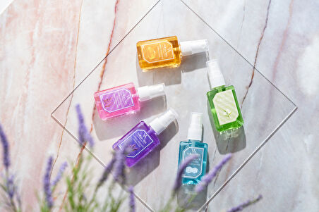 Volkan Ates Natural & Beauty 5'li Parfümlü Kolonya Seti 50 ml 