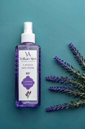 Volkan Ates Natural & Beauty Parfümlü Kolonya - Lavanta 150 ml 