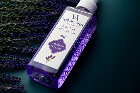 Volkan Ates Natural & Beauty Parfümlü Kolonya - Lavanta 150 ml 