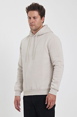 Rodi 3 İp Şardonlu Kapuşonlu Cepsiz Sweatshirt RD24KE054902