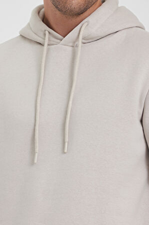 Rodi 3 İp Şardonlu Kapuşonlu Cepsiz Sweatshirt RD24KE054902