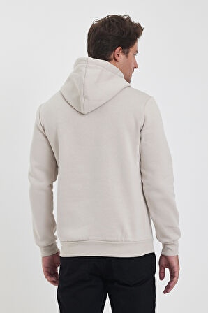 Rodi 3 İp Şardonlu Kapuşonlu Cepsiz Sweatshirt RD24KE054902