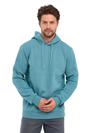 Rodi 3 İp Şardonlu Kapuşonlu Cepsiz Sweatshirt RD24KE054902