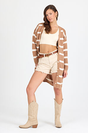 Kadın Triko Hırka 3090 (Standart Beden s-m-l-xl Beden Uyumludur)