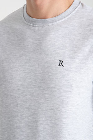 Erkek Uzun Kol Bisiklet Yaka Sweatshirt 3206