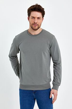 Rodi Bisiklet Yaka Basic  İnce Mevsimlik  Sweatshirt RD23YE581001