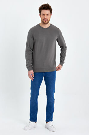 Rodi Bisiklet Yaka Basic  İnce Mevsimlik  Sweatshirt RD23YE581001