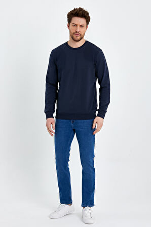 Rodi Bisiklet Yaka Basic  İnce Mevsimlik  Sweatshirt RD23YE581001