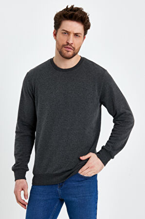 Rodi Bisiklet Yaka Basic  İnce Mevsimlik  Sweatshirt RD23YE581001