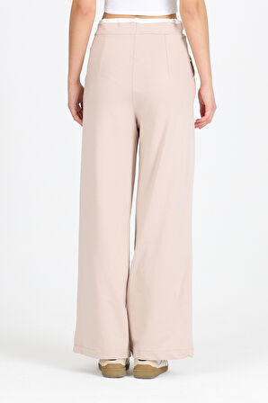 Kadın Kemeri 2 Renk Detaylı İspanyol Paça Pantolon 5006