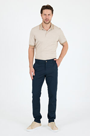 Erkek Slim Fit Chino Pantolon – %98 Pamuk %2 Elastan Rahat Şık Günlük Esnek Kumaş Pantolon 1012