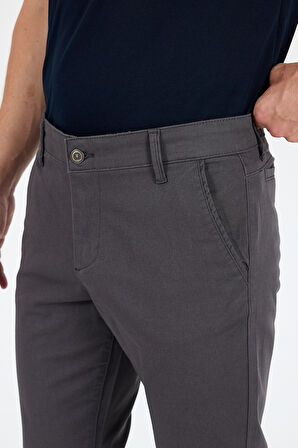 Erkek Slim Fit Chino Pantolon – %98 Pamuk %2 Elastan Rahat Şık Günlük Esnek Kumaş Pantolon 1012