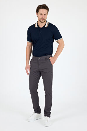 Erkek Slim Fit Chino Pantolon – %98 Pamuk %2 Elastan Rahat Şık Günlük Esnek Kumaş Pantolon 1012