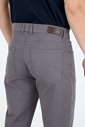 Erkek Regular Fit Gabardin %98 Pamuk %2 Elastan Rahat Günlük Klasik Düz Kesim Pantolon 1162