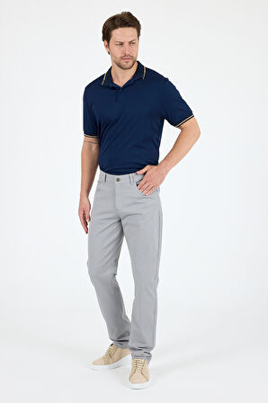 Erkek Regular Fit Gabardin %98 Pamuk %2 Elastan Rahat Günlük Klasik Düz Kesim Pantolon 1162