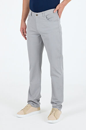 Erkek Regular Fit Gabardin %98 Pamuk %2 Elastan Rahat Günlük Klasik Düz Kesim Pantolon 1162