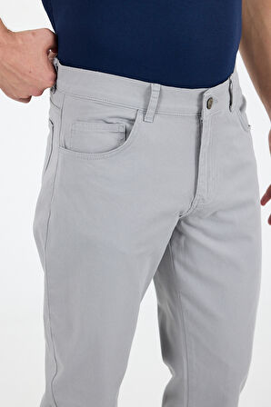 Erkek Regular Fit Gabardin %98 Pamuk %2 Elastan Rahat Günlük Klasik Düz Kesim Pantolon 1162