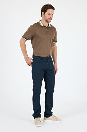 Erkek Regular Fit Gabardin %98 Pamuk %2 Elastan Rahat Günlük Klasik Düz Kesim Pantolon 1162