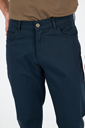 Erkek Regular Fit Gabardin %98 Pamuk %2 Elastan Rahat Günlük Klasik Düz Kesim Pantolon 1162