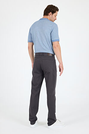 Erkek Regular Fit Gabardin %98 Pamuk %2 Elastan Rahat Günlük Klasik Düz Kesim Pantolon 1162