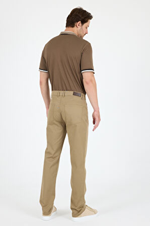 Erkek Regular Fit Gabardin %98 Pamuk %2 Elastan Rahat Günlük Klasik Düz Kesim Pantolon 1162