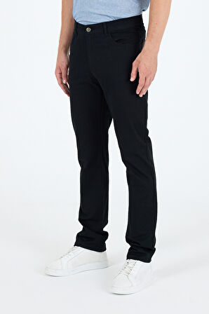 Erkek Regular Fit Gabardin %98 Pamuk %2 Elastan Rahat Günlük Klasik Düz Kesim Pantolon 1162