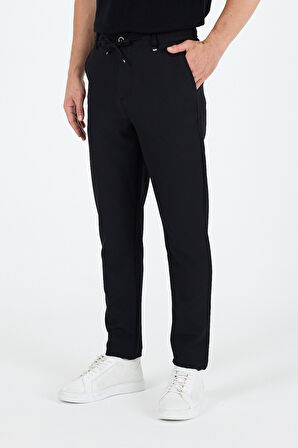 Sinyor Cepli Günlük Spor %95 Polyester%5 Elastan Rahat Kalıp Erkek Jogger Pantolon Eşofman Altı 3668