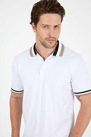 Erkek Amerikan Stil Polo Yaka T-Shirt  Rahat Kesim, Yazlık Spor Tişört 5030