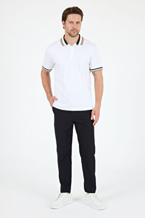 Erkek Amerikan Stil Polo Yaka T-Shirt  Rahat Kesim, Yazlık Spor Tişört 5030