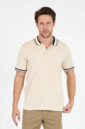 Erkek Amerikan Stil Polo Yaka T-Shirt  Rahat Kesim, Yazlık Spor Tişört 5030