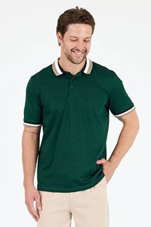 Erkek Amerikan Stil Polo Yaka T-Shirt  Rahat Kesim, Yazlık Spor Tişört 5030