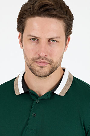 Erkek Amerikan Stil Polo Yaka T-Shirt  Rahat Kesim, Yazlık Spor Tişört 5030